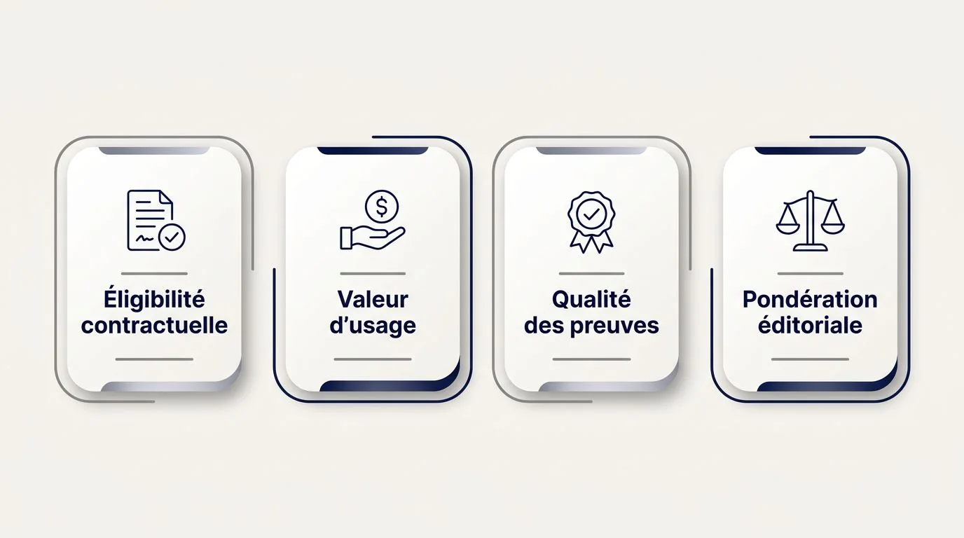 Critères de comparaison des bookmakers hors ARJEL